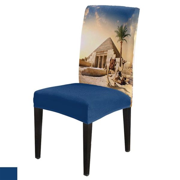 chair covers modern dining cover camel desert dusk pyramid print home table chairs for kitchen tablecloth