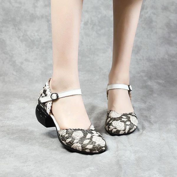 summer women shoes genuine leather pumps handmade comfortable vintage style high heels sandals sandalia, Black
summer women shoes genuine leather pumps handmade comfortable vintage style high heels sandals sandalia, Black