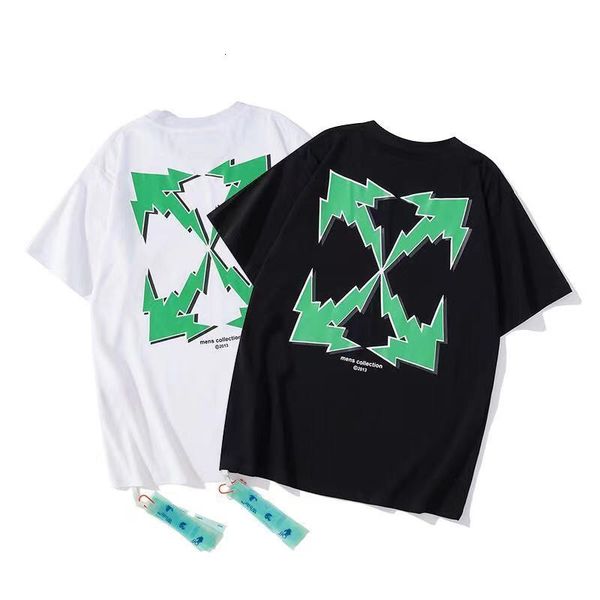 trendy off green arrow print short sleeve t-shirt couple loose round neck, White;black
trendy off green arrow print short sleeve t-shirt couple loose round neck, White;black