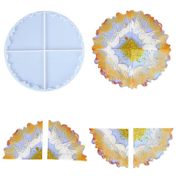 craft tools round crystal drip mold making table mat cup pad placemats bowl diy handicraft silicone tool home deskdecoration
craft tools round crystal drip mold making table mat cup pad placemats bowl diy handicraft silicone tool home deskdecoration