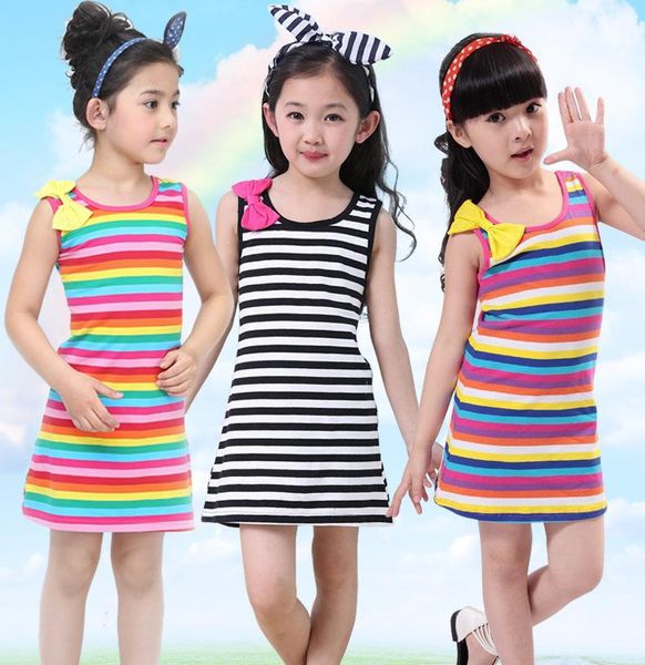 girl's dresses 2021 & girls bow dress children rainbow color stripe sleeveless, Red;yellow
girl's dresses 2021 & girls bow dress children rainbow color stripe sleeveless, Red;yellow