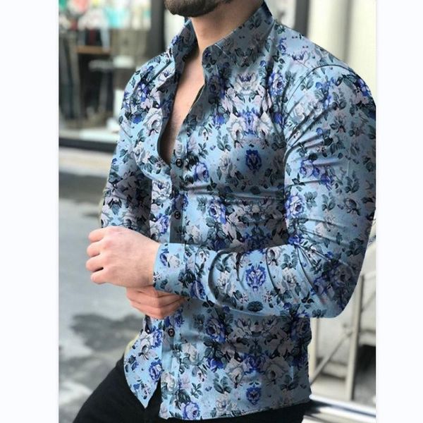 men's casual shirts zogaa 2021 autumn lapel long-sleeved floral muscle, White;black
men's casual shirts zogaa 2021 autumn lapel long-sleeved floral muscle, White;black