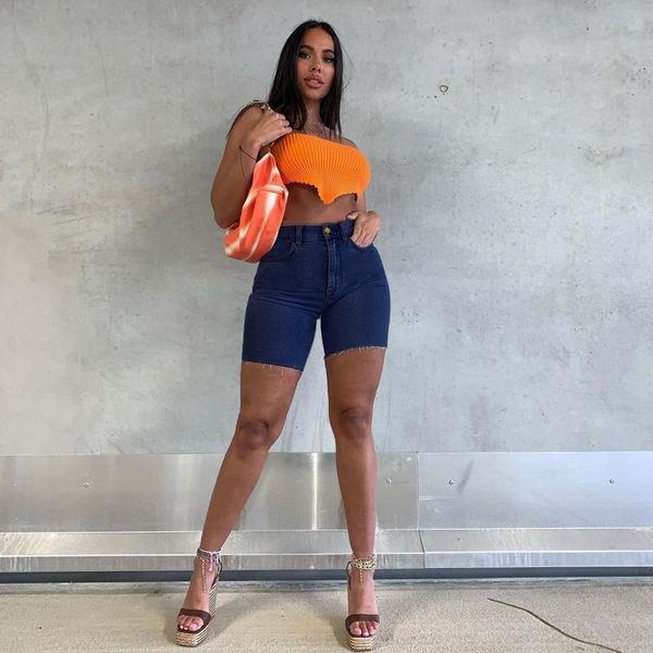 women's jeans women summer denim high waist slim-fit solid color short pants ladies skinny shorts trousers ripped for, Blue
women's jeans women summer denim high waist slim-fit solid color short pants ladies skinny shorts trousers ripped for, Blue
