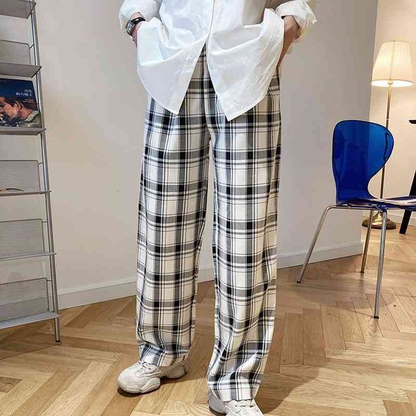women's pants & capris spring casual stretch high waist plaid stright female trousers outwear split hem 9qsu, Black;white
women's pants & capris spring casual stretch high waist plaid stright female trousers outwear split hem 9qsu, Black;white