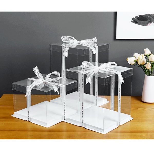 gift wrap 5pcs 8 inch transparent birthday cake boxes and packaging box plastic organizer case for home dessert shop
gift wrap 5pcs 8 inch transparent birthday cake boxes and packaging box plastic organizer case for home dessert shop