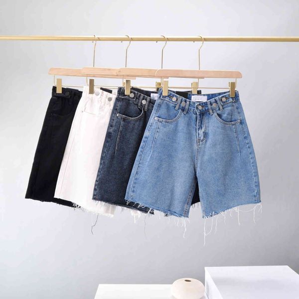 denim shorts 2021 summer new product luoyijia high waist loose straight barred women's five point denim, Blue
denim shorts 2021 summer new product luoyijia high waist loose straight barred women's five point denim, Blue