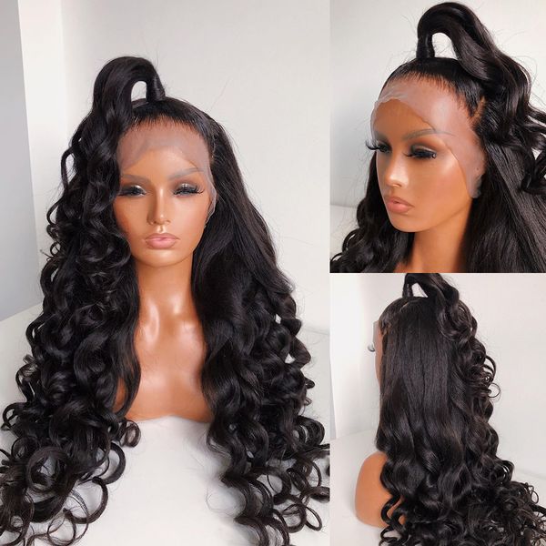 costume accessories 26 inch black 180 density body wave lace front wig for women babyhair preplucked heat resistant synthetic glueless deep, Silver
costume accessories 26 inch black 180 density body wave lace front wig for women babyhair preplucked heat resistant synthetic glueless deep, Silver