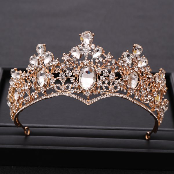 vintage baroque gold rhinestone crystal crown wedding tiara crown pageant prom crowns bride headbands crown hair accessoriesdio chan contact, White;golden
vintage baroque gold rhinestone crystal crown wedding tiara crown pageant prom crowns bride headbands crown hair accessoriesdio chan contact, White;golden