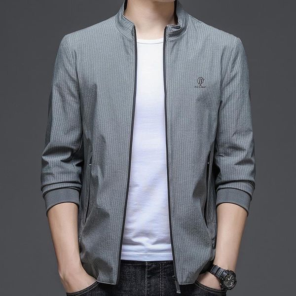 spring men's jacket collar trend loose thin middle aged fashion casual coat jackets, Black;brown
spring men's jacket collar trend loose thin middle aged fashion casual coat jackets, Black;brown