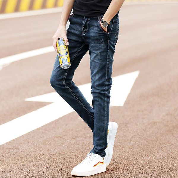 summer 2021 students street slim stretch jeans small feet for men and teenagers trendy straight casual pencil pants men's, Blue
summer 2021 students street slim stretch jeans small feet for men and teenagers trendy straight casual pencil pants men's, Blue