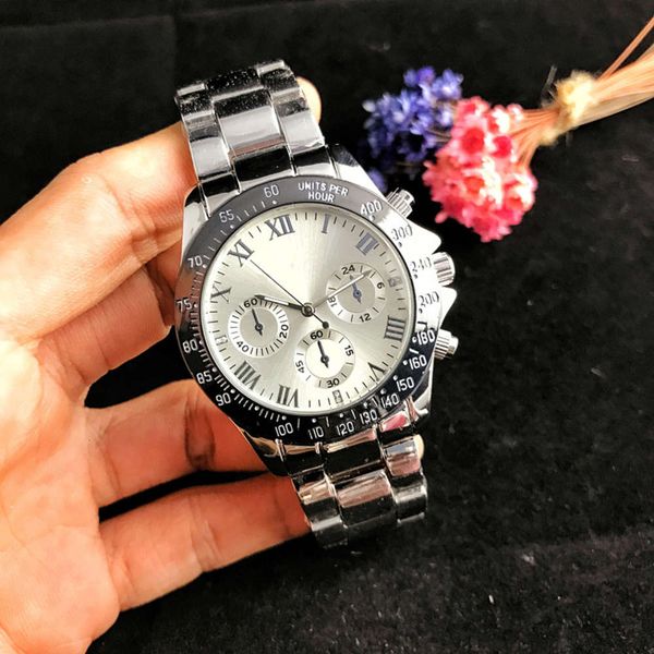 watch men's sports fashion trend men's rome six needle scale style business sports, Slivery;brown
watch men's sports fashion trend men's rome six needle scale style business sports, Slivery;brown
