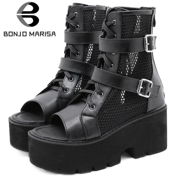 sandals bonjomarisa ins female black zipper lace up buckle peep toe platform women punk gothic shoes woman
sandals bonjomarisa ins female black zipper lace up buckle peep toe platform women punk gothic shoes woman
