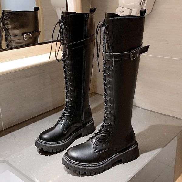 boots platform knee high women shoes black motorcycle long punk style chunky thigh botas mujer
boots platform knee high women shoes black motorcycle long punk style chunky thigh botas mujer