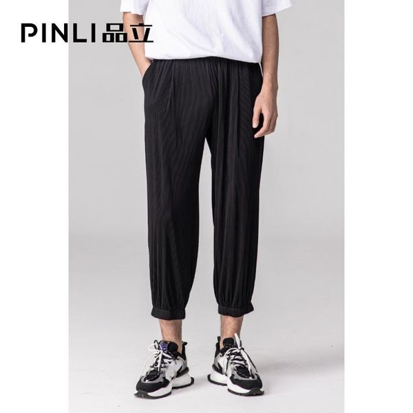 men's pants pinli 2021 unique summer fashion black small feet casual cropped all-match for men b211317116
men's pants pinli 2021 unique summer fashion black small feet casual cropped all-match for men b211317116