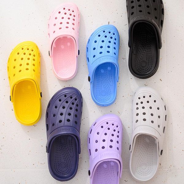 slippers summer couple sandals outdoor non-slip hollow women's hole shoes drifting garden beach, Black
slippers summer couple sandals outdoor non-slip hollow women's hole shoes drifting garden beach, Black