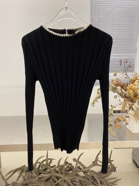 women's sweaters autumn 2021 women pearl knitted sweater jumpers female casual pullover ddxgz2, White;black
women's sweaters autumn 2021 women pearl knitted sweater jumpers female casual pullover ddxgz2, White;black