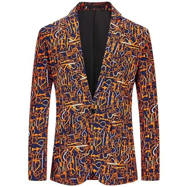 men's suits & blazers 2021 fashion men's casual boutique personalized printed slim suit dress jacket coat, White;black
men's suits & blazers 2021 fashion men's casual boutique personalized printed slim suit dress jacket coat, White;black