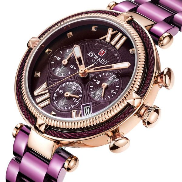 wristwatches reward brand women watches waterproof fashion casual quartz chronograph ladies dress watch clock relogio feminino 2021, Slivery;brown
wristwatches reward brand women watches waterproof fashion casual quartz chronograph ladies dress watch clock relogio feminino 2021, Slivery;brown