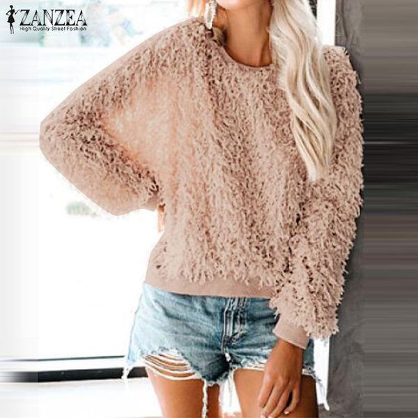clip in/on hair extensions 2021 autumn solid knitted jumper zanzea casual o neck sweater fashion women long sleeve loose pullover sweaters f, Black;brown
clip in/on hair extensions 2021 autumn solid knitted jumper zanzea casual o neck sweater fashion women long sleeve loose pullover sweaters f, Black;brown