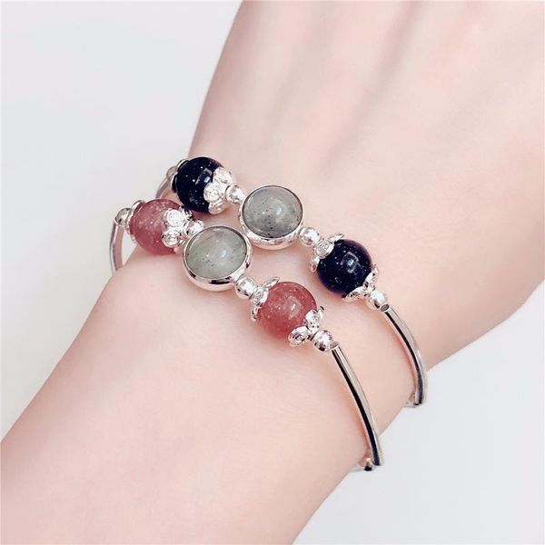 charm bracelets silver color strawberry crystal natural stone simple style dream catcher for women jewelry, Golden;silver
charm bracelets silver color strawberry crystal natural stone simple style dream catcher for women jewelry, Golden;silver