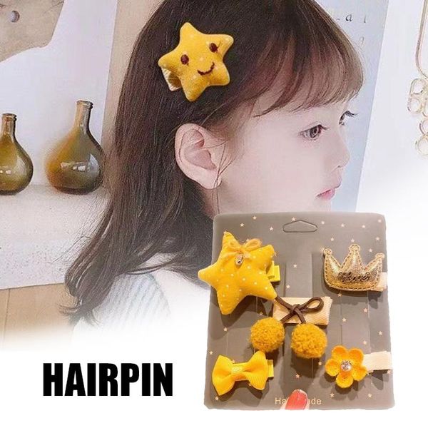 hair clips & barrettes 5 pcs kids' set cute baby hairpins with different decor korean style hairs accessory for girls daily nyz shop, Golden;silver
hair clips & barrettes 5 pcs kids' set cute baby hairpins with different decor korean style hairs accessory for girls daily nyz shop, Golden;silver