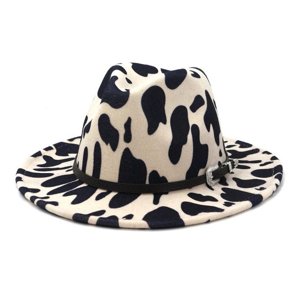 wide brim hats men women bob wool felt leopard print fedora with belt buckle vintage flat two tone panama trilby cap hat 2021, Blue;gray
wide brim hats men women bob wool felt leopard print fedora with belt buckle vintage flat two tone panama trilby cap hat 2021, Blue;gray