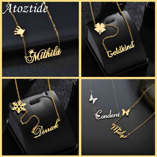 fashion customized name necklaces heart butterfly pendant stainless steel personalized for women letter choker necklace jewelry, Silver
fashion customized name necklaces heart butterfly pendant stainless steel personalized for women letter choker necklace jewelry, Silver