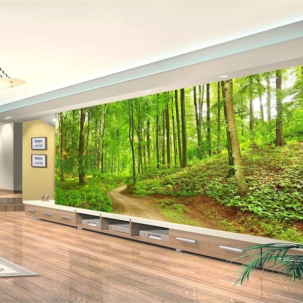 custom 3d p wallpaper forest tree small road wall mural living room bedroom wall home decoration waterproof
custom 3d p wallpaper forest tree small road wall mural living room bedroom wall home decoration waterproof