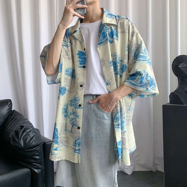 men's casual shirts shirtsummer graffiti splash ink casual 5-sleeve suit collar shirt for men 2yk6, White;black
men's casual shirts shirtsummer graffiti splash ink casual 5-sleeve suit collar shirt for men 2yk6, White;black