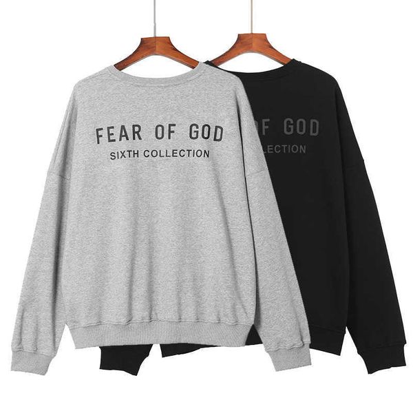 fog double thread long sleeve essentials feel of god high street pullover round neck sweater men's fashion loosed2hy, Black
fog double thread long sleeve essentials feel of god high street pullover round neck sweater men's fashion loosed2hy, Black