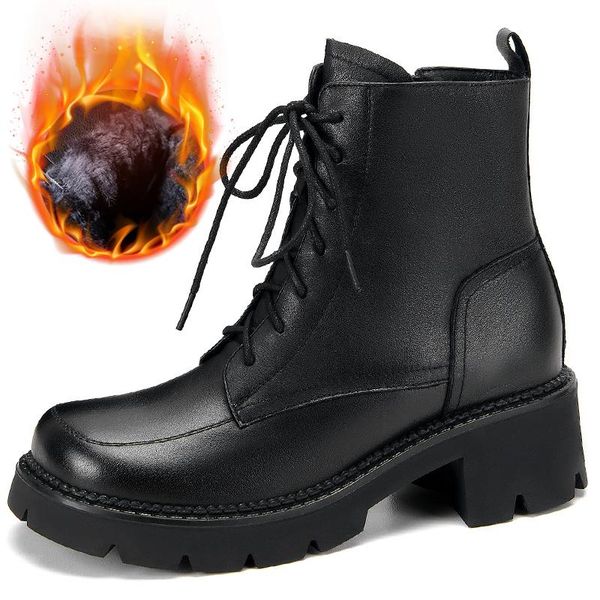 boots autumn winter ankle women boot shoe genuine leather warm wool short plush elegant footwear black platform a79
boots autumn winter ankle women boot shoe genuine leather warm wool short plush elegant footwear black platform a79