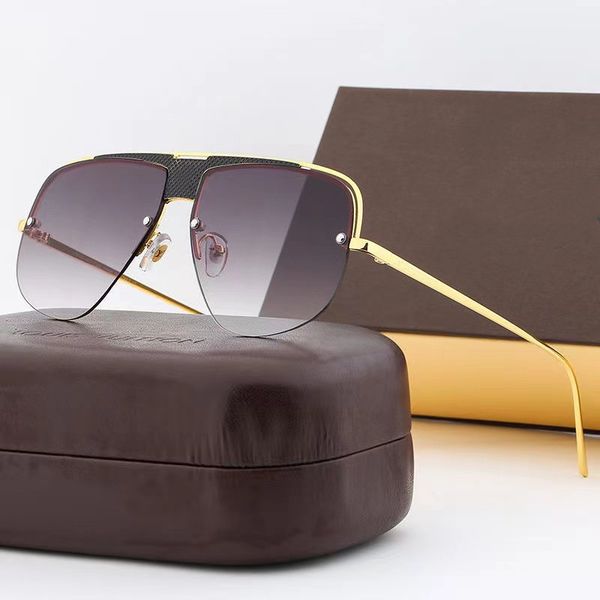 designer metal half frames v letter large frame sunglasses retro men and women sun glasses, White;black
designer metal half frames v letter large frame sunglasses retro men and women sun glasses, White;black