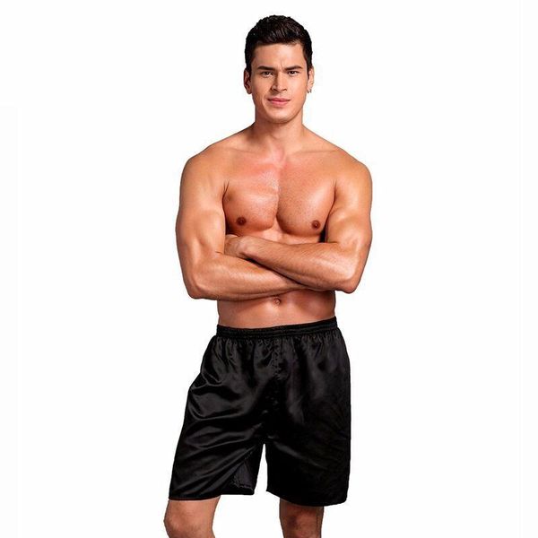 men's sleepwear summer men fashion homewear robes home shorts silk satin pajama bottoms loungewear underwear short pant, Black;brown
men's sleepwear summer men fashion homewear robes home shorts silk satin pajama bottoms loungewear underwear short pant, Black;brown