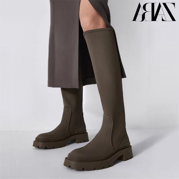 za classic women thick bottom long boots women autumn winter warm knee high boots fashion female chunky heel plush boots 211009, Black
za classic women thick bottom long boots women autumn winter warm knee high boots fashion female chunky heel plush boots 211009, Black