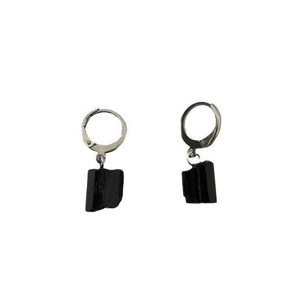 stainless steel black tourmaline earrings huggie style small hoop clip earring gemstones natural tourmalines tiny hoops dangle & chandelier, Silver
stainless steel black tourmaline earrings huggie style small hoop clip earring gemstones natural tourmalines tiny hoops dangle & chandelier, Silver