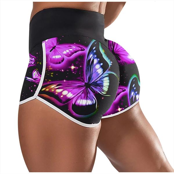 summer sport butterfly print womens shorts high waist elasticated seamless fitness leggings push up training tights pocket short, White;black
summer sport butterfly print womens shorts high waist elasticated seamless fitness leggings push up training tights pocket short, White;black