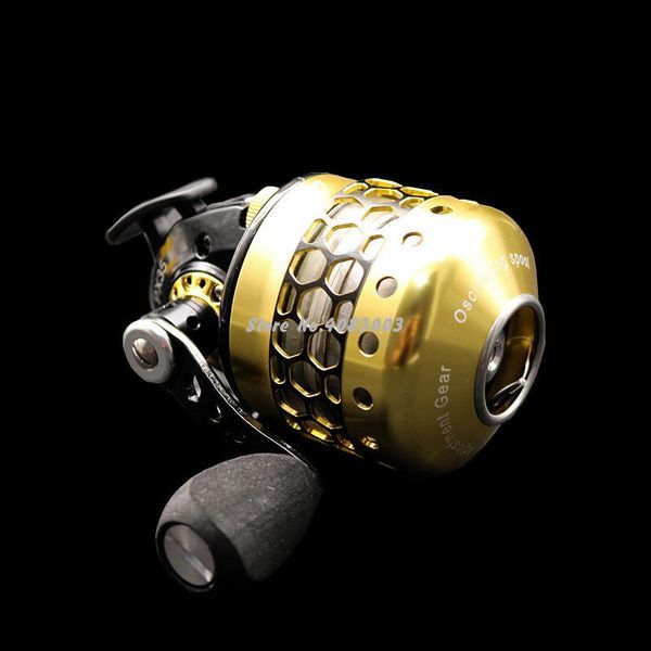 3.6: 1 speed ratio durable spincast fishing reel bow slings catapult shooting stainless steel material wheel baitcasting reels
3.6: 1 speed ratio durable spincast fishing reel bow slings catapult shooting stainless steel material wheel baitcasting reels