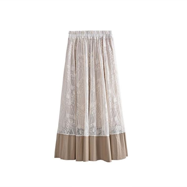 autumn women fashion elastic waist lace hollow stitching pu leather a-line pleated skirt casual long 210527, Black
autumn women fashion elastic waist lace hollow stitching pu leather a-line pleated skirt casual long 210527, Black