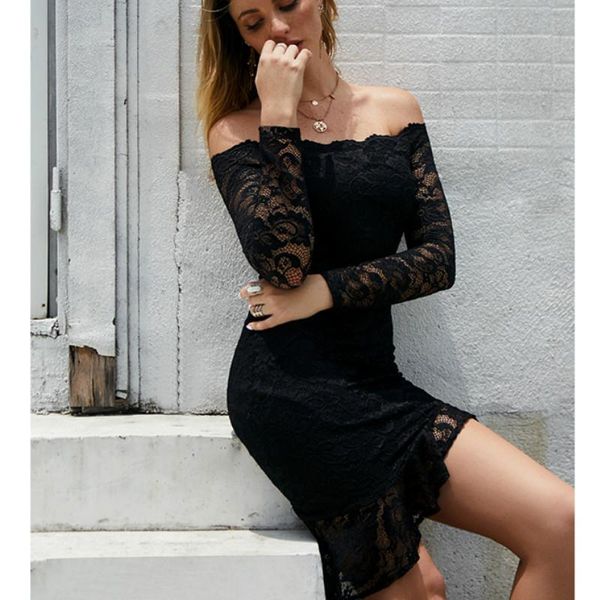 hirigin autumn spring women off the shoulder bodycon lace dress fashion casual street club party see-through ruffles mini dresses, Black;gray
hirigin autumn spring women off the shoulder bodycon lace dress fashion casual street club party see-through ruffles mini dresses, Black;gray