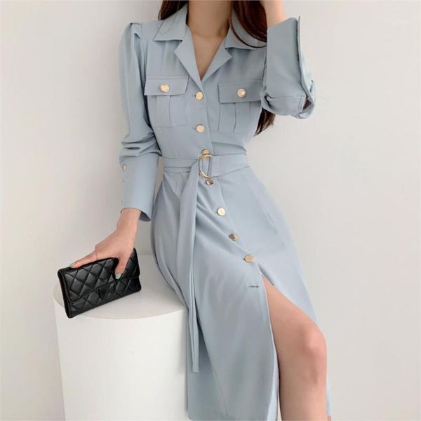 casual dresses spring summer women shirt dress long sleeve office lady slim with belt a-line female, Black;gray
casual dresses spring summer women shirt dress long sleeve office lady slim with belt a-line female, Black;gray