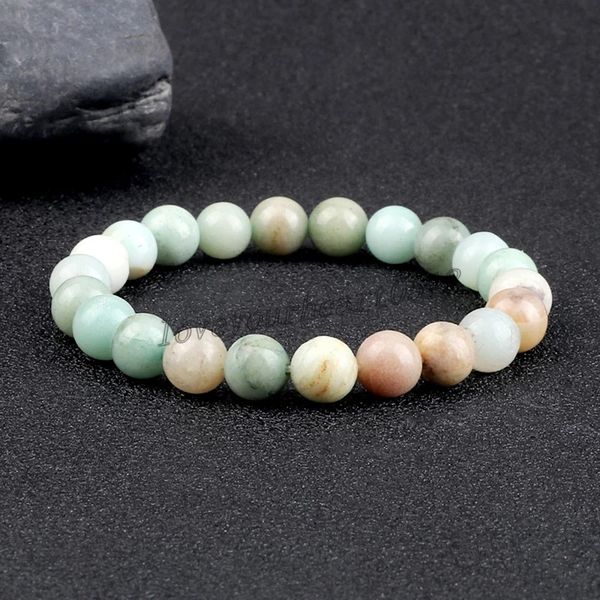 beaded, strands fashion 6mm8mm beads bracelet charm natural amazonite stone yoga healing elastic bracelets for women men friend gift jewelry, Black
beaded, strands fashion 6mm8mm beads bracelet charm natural amazonite stone yoga healing elastic bracelets for women men friend gift jewelry, Black
