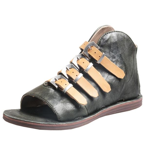 sandals fashion straps women casual flat beach shoes woman genuine leather ladies flats peep toe gladiator sandal summer boots, Black
sandals fashion straps women casual flat beach shoes woman genuine leather ladies flats peep toe gladiator sandal summer boots, Black