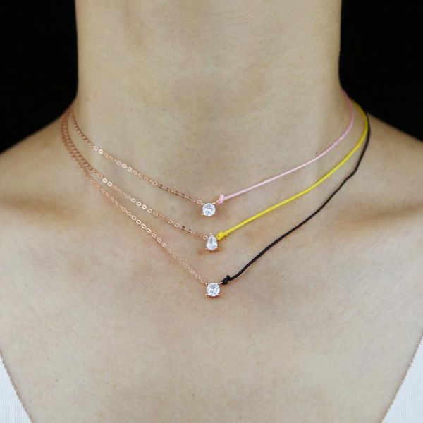 chains pink purple black yellow colorful rope chain with metal link real 925 sterling silver single cz pendant choker necklace
chains pink purple black yellow colorful rope chain with metal link real 925 sterling silver single cz pendant choker necklace