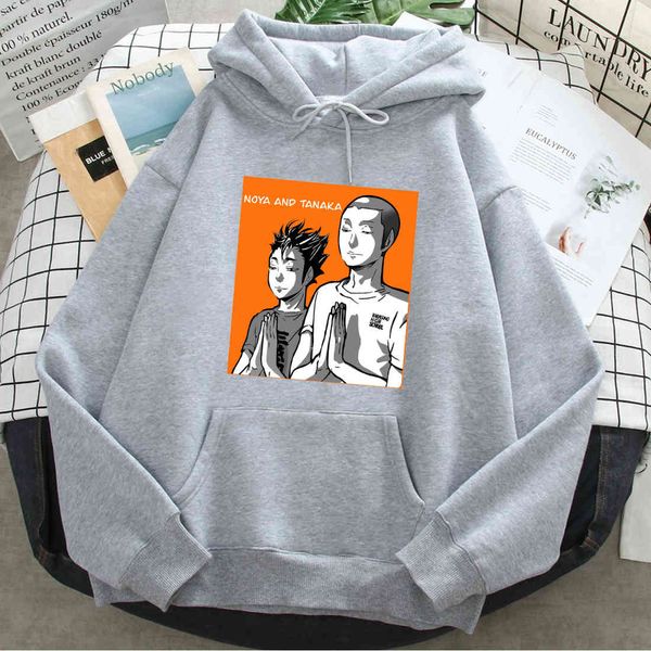 men's and women's haikyuu noya and tanaka printed hooded sweatshirts, casual loose hip-hop sweaters, animation harajuku cloth, hoo, Black
men's and women's haikyuu noya and tanaka printed hooded sweatshirts, casual loose hip-hop sweaters, animation harajuku cloth, hoo, Black