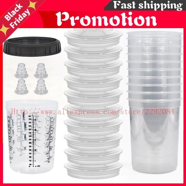 professional spray guns 10pcs gun paint mixing cup pps type h/o quick cup, tank 160/400/600/800ml disposable
professional spray guns 10pcs gun paint mixing cup pps type h/o quick cup, tank 160/400/600/800ml disposable