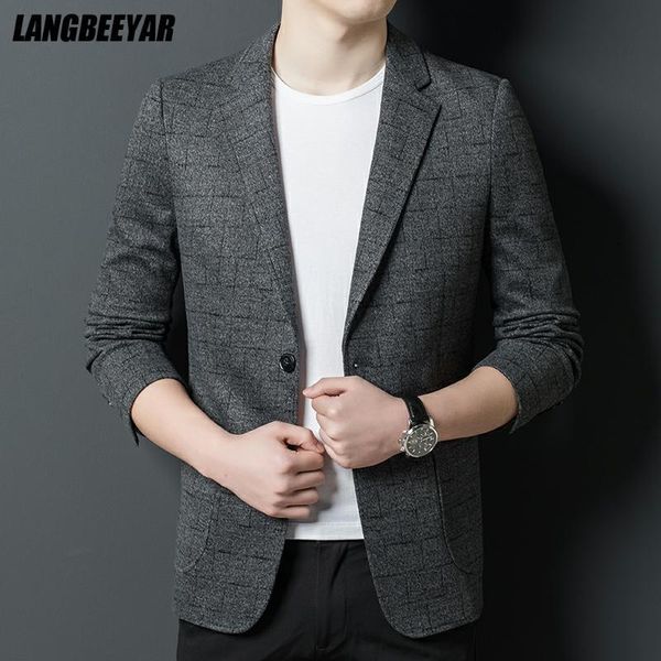 men's suits & blazers high end brand casual fashion elegant plaid slim fit designer blazer jacket expensive suit for men style clothing, White;black
men's suits & blazers high end brand casual fashion elegant plaid slim fit designer blazer jacket expensive suit for men style clothing, White;black