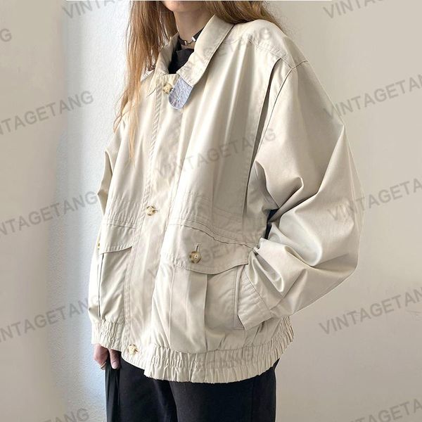 women's jackets b-toto american retro khaki loose tooling jacket female tide ins spring and autumn thin 2021 fashion, Black;brown
women's jackets b-toto american retro khaki loose tooling jacket female tide ins spring and autumn thin 2021 fashion, Black;brown