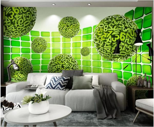 wallpapers custom mural 3d po wallpaper green digital ball creative space home decor living room for walls 3 d in rolls
wallpapers custom mural 3d po wallpaper green digital ball creative space home decor living room for walls 3 d in rolls