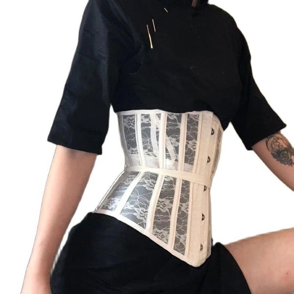 women's shapers corset underbust women gothic lace up waist cincher body shaper black white
women's shapers corset underbust women gothic lace up waist cincher body shaper black white