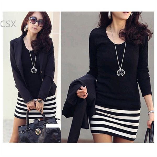 spring autum 2015 slim womens dresses casual long sleeve bodycon black mini multi size clothes 24, Black;gray
spring autum 2015 slim womens dresses casual long sleeve bodycon black mini multi size clothes 24, Black;gray